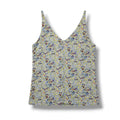 CaBi women's yellow multicolor floral lined tank top  - xs