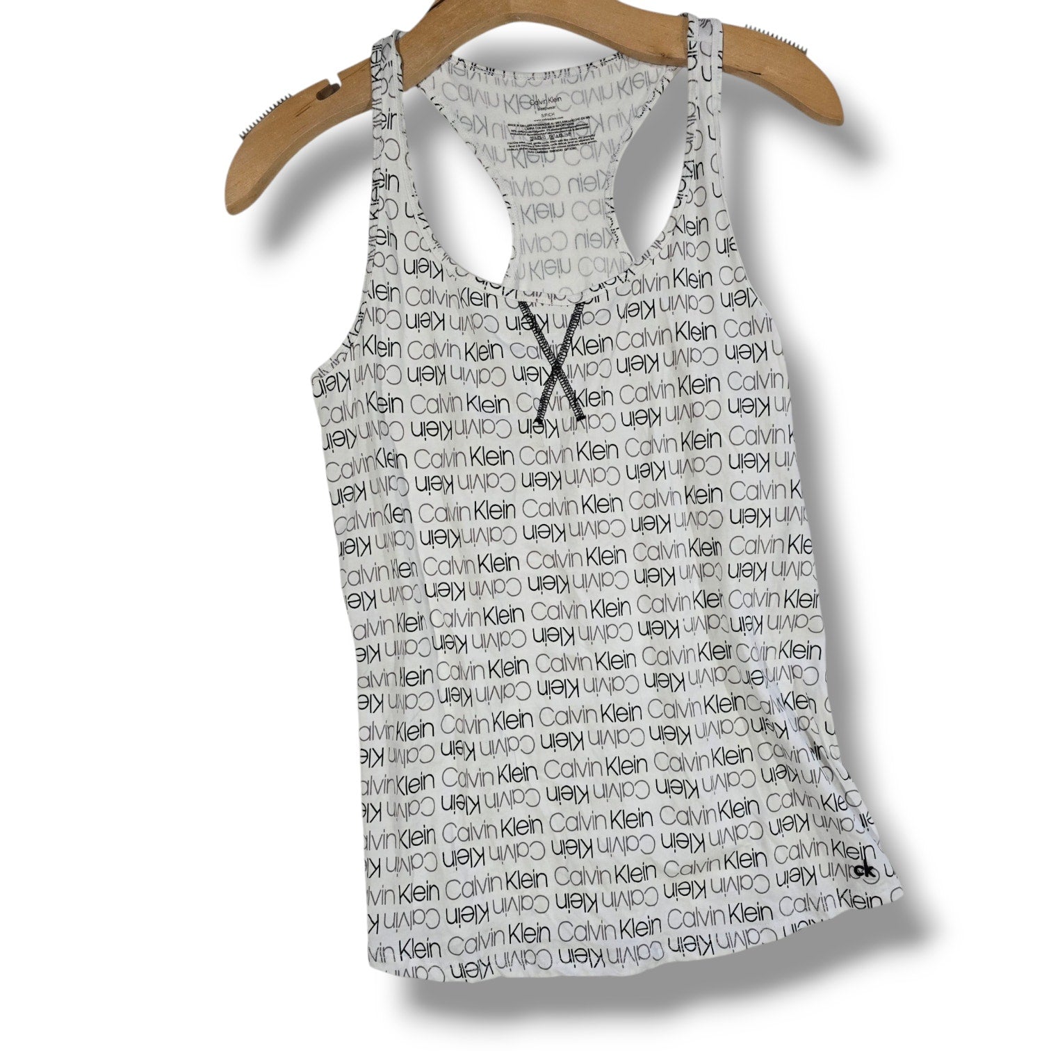CK Calvin Klein Women’s Pajama Logo Print Lounge Sleep Tank – Size Small