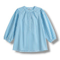 A New Day Women’s Blue & White Striped Balloon Sleeve Blouse