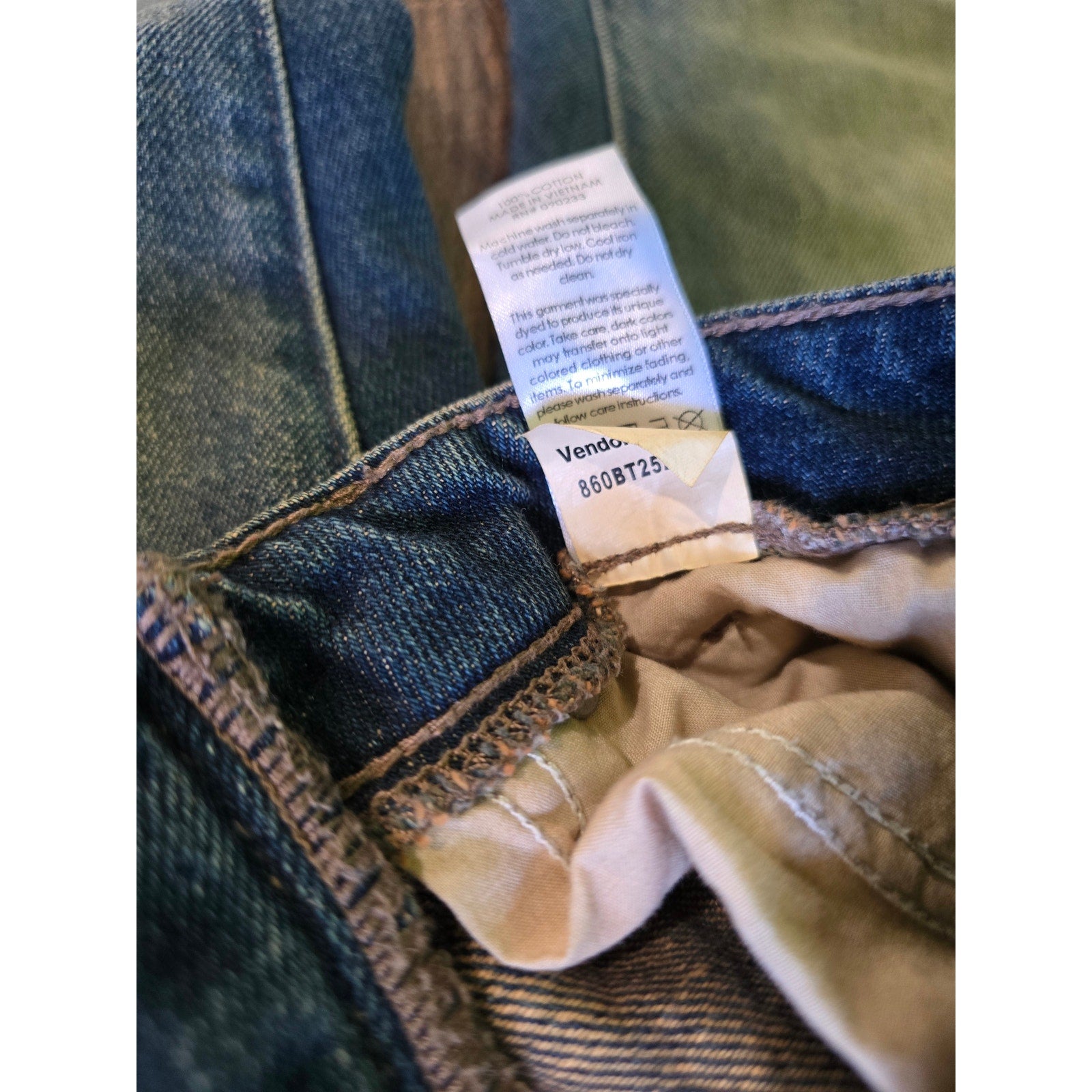 PacSun Jade Low Rise Bootcut Lace Up Tinted Jeans