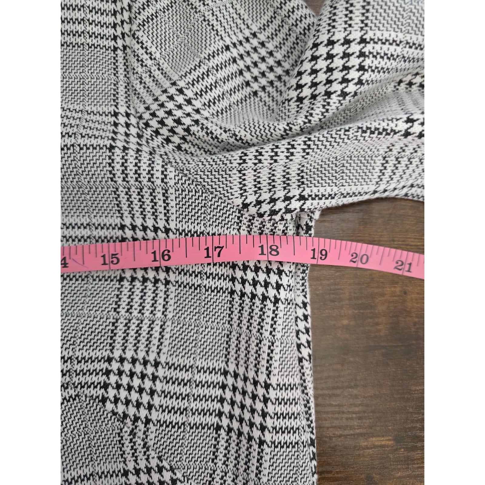 Ann Taylor Women's Size 4 Gray Black Glen Plaid Glen Check Shift Dress
