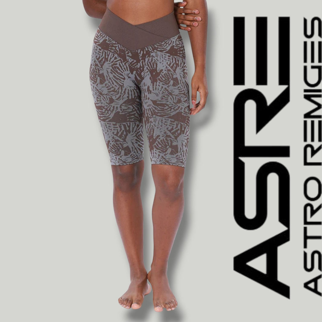 Astro Remiges Six Sense clairvoyant Compression workout Shorts Crimson Moonbeam