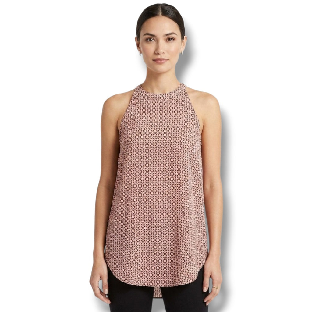 E&M Juniors Multicolor Sleeveless Button-Back Tank Top – Size Medium