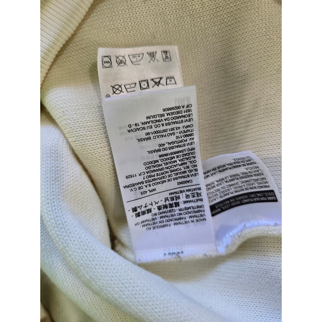 Levi's Cream Cozy Faux Fur Sherpa Crewneck Sweatshirt