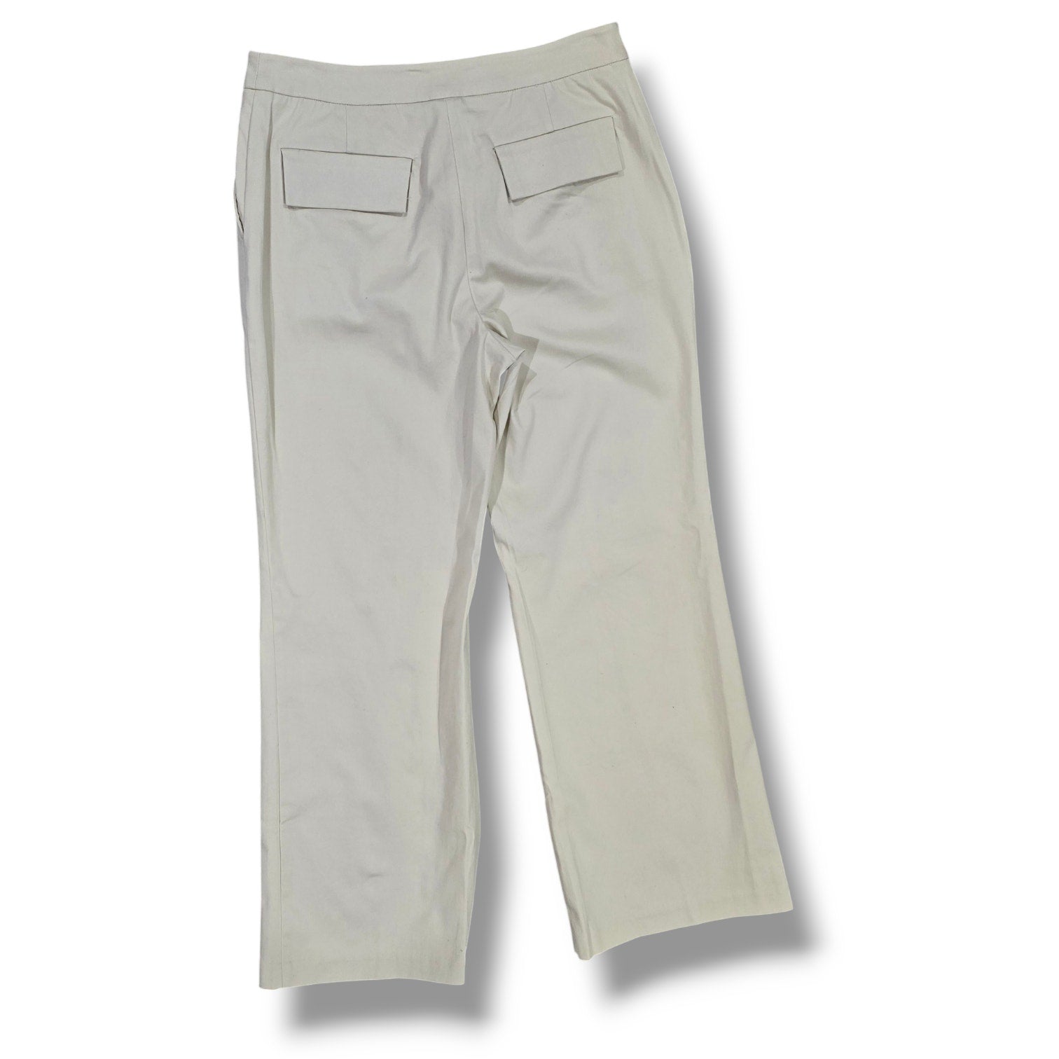 Boutique Europa Women’s Petite Vintage Khaki Brown Straight Leg Pants – Size 10P
