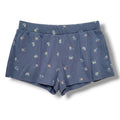 Colsie Women’s Blue Floral Fleece Lounge Shorts with Pockets – Size S (NWT)