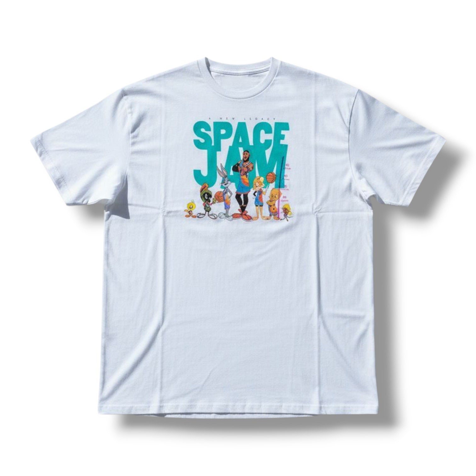 Space Jam A New Legacy Men’s LeBron James & Looney Tunes T-Shirt XXL Cotton NWOT