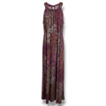 Anne Klein Women’s Multicolor Boho Print Maxi Dress with Side Slits – Size 6