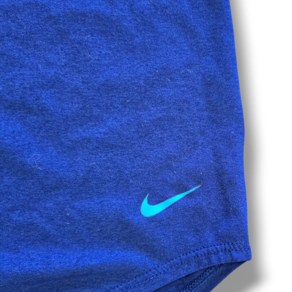 Nike women's Dri-FIT Royal Blue "Just Do It" Racerback Training Tank – Medium