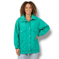 Andy Johns Vintage 90s Green Zip-Up puffer Jacket – Women’s Large