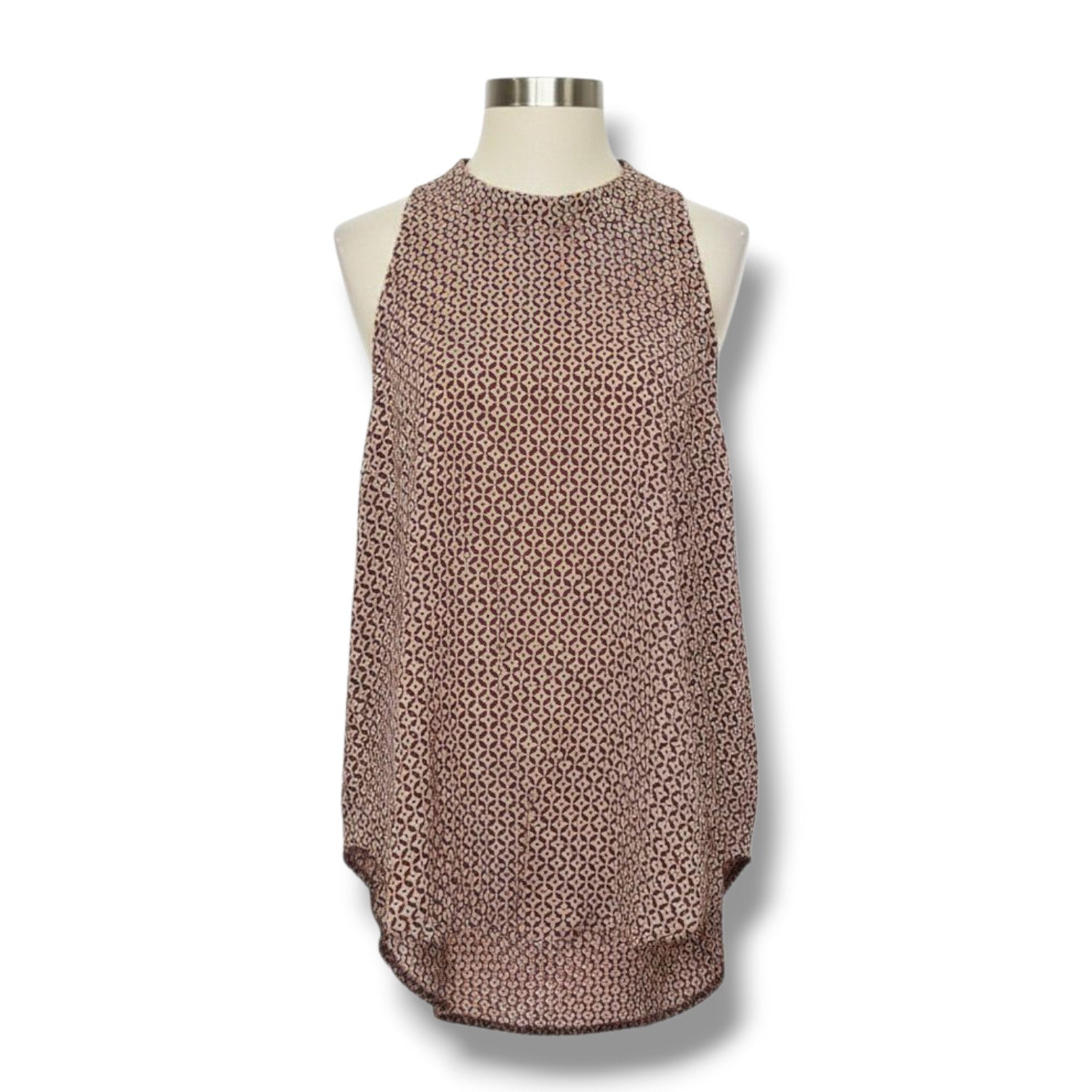 E&M Juniors Multicolor Sleeveless Button-Back Tank Top – Size Medium