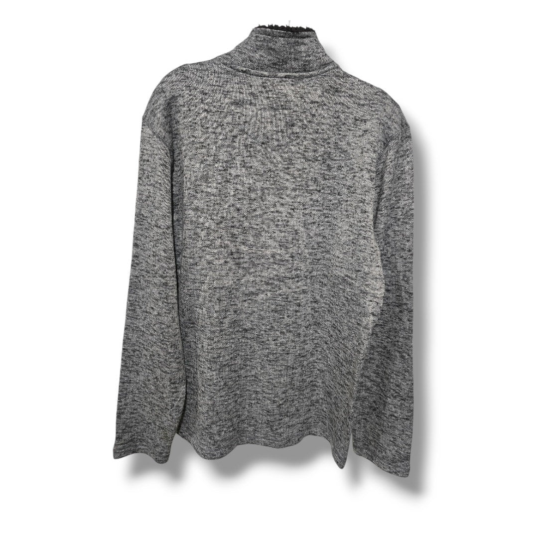 Weatherproof Vintage Men’s Gray Heather 1/4 Zip Fleece Pullover Medium