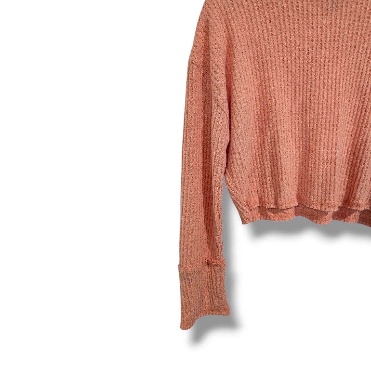 Wild Fable Women’s Peach Orange Waffle Knit Turtleneck Pullover – XS