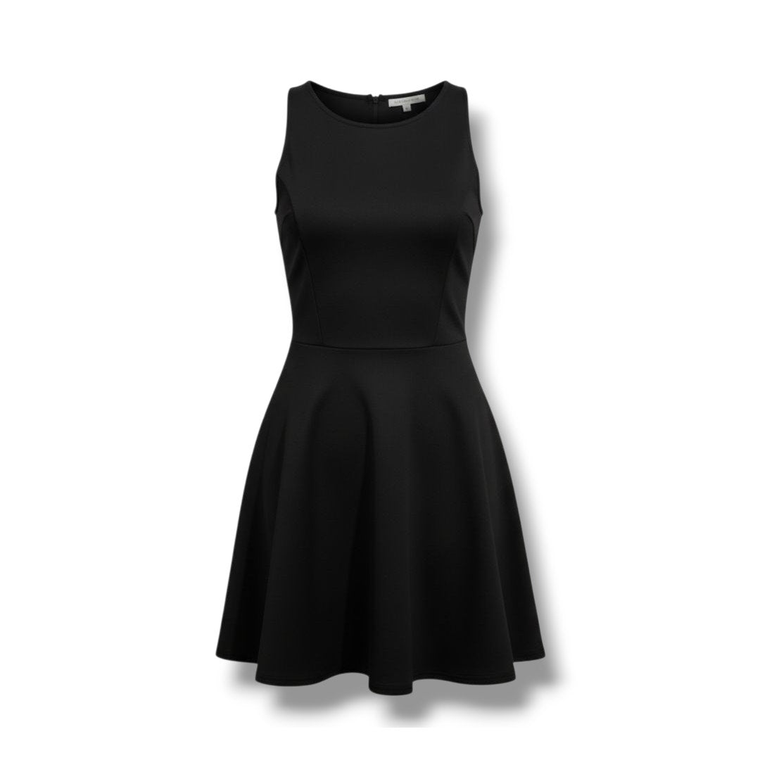Forever 21 Women’s Black Sleeveless A-Line Skater Dress – Size Small