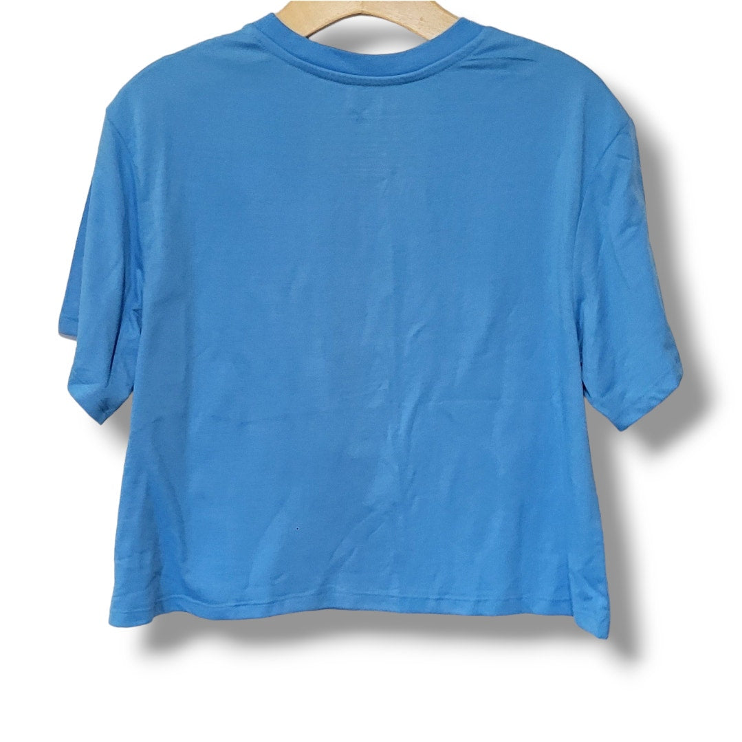 Nickelodeon Hey Arnold Women’s Blue Cropped Graphic T-Shirt – XXL new
