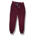FIGS women's Technical Collection Maroon Jogger Scrub Pants xs