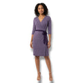 LuLaRoe Women’s Geometric Wrap Dress Purple White Size Large