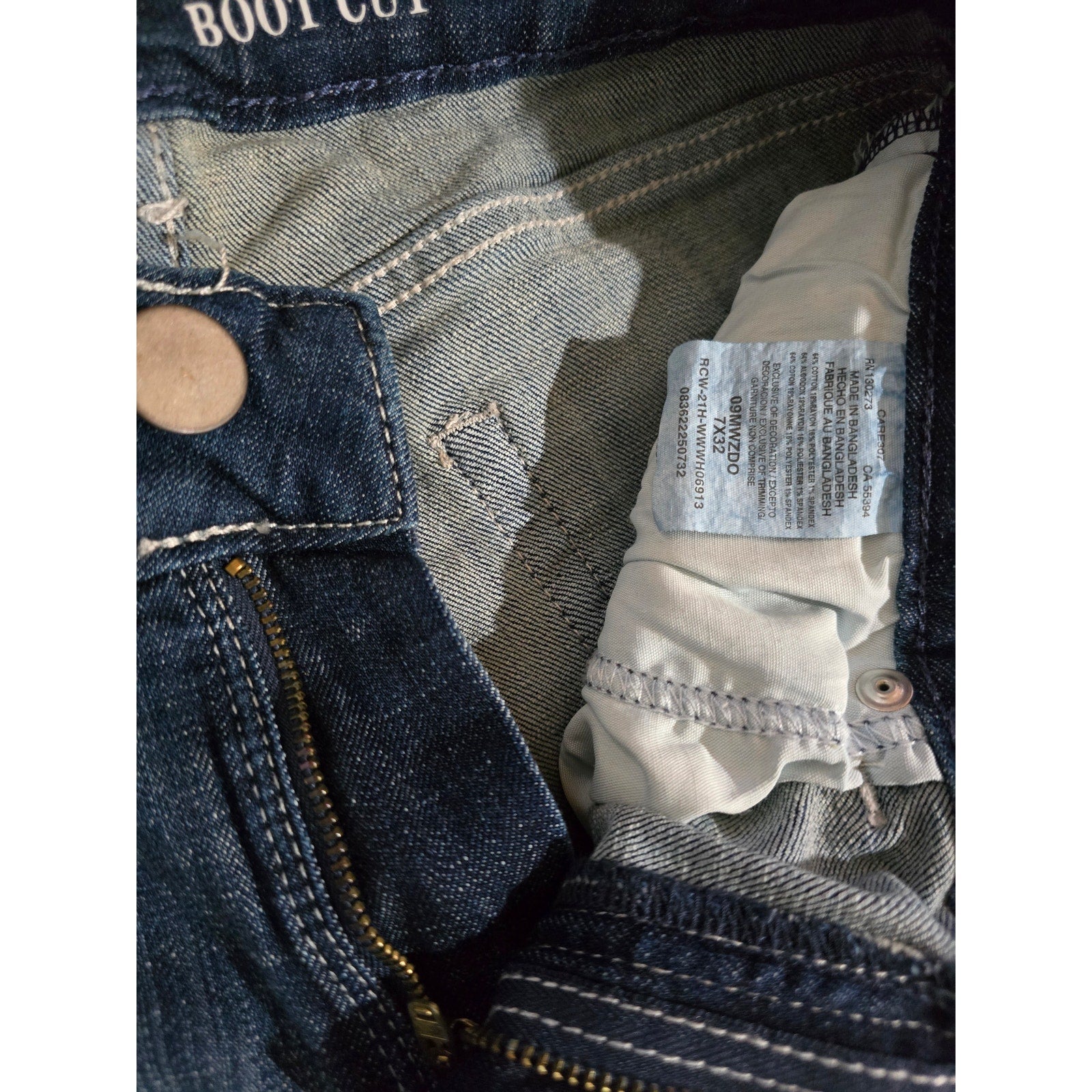 Wrangler Retro Sadie Low Rise Bootcut Jeans Blue Denim Women’s Size 7 x 32