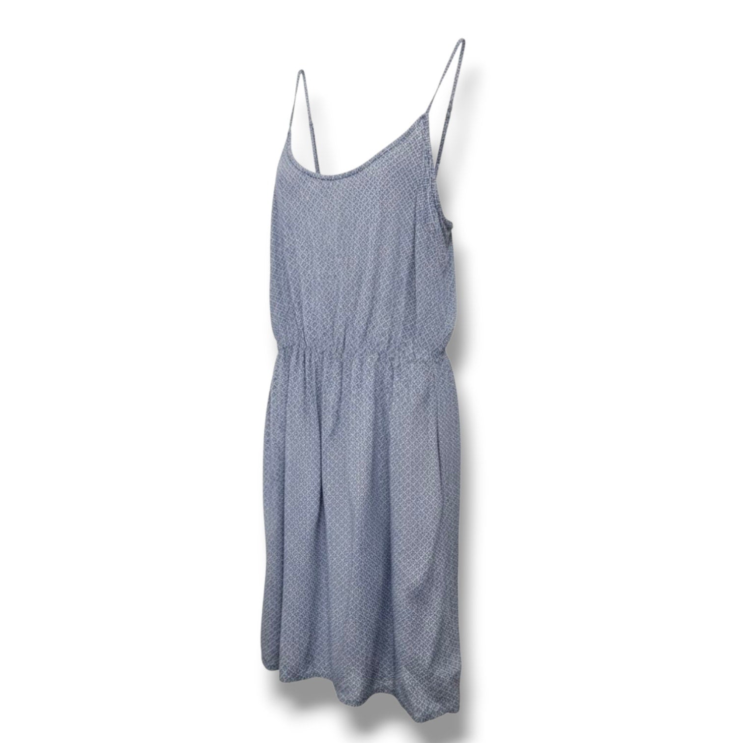 Old Navy Blue Printed Spaghetti Strap Cami Dress – Size Small