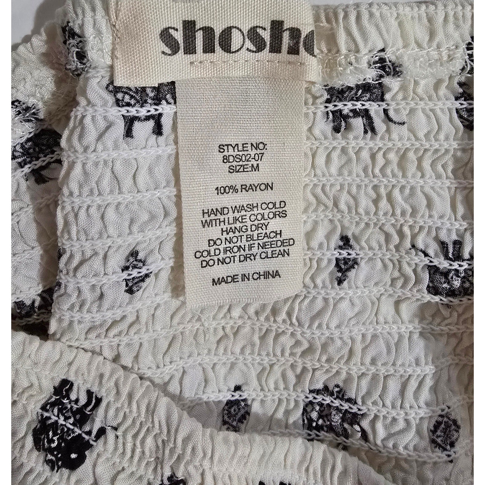 Shosho Elephant Print Off Shoulder Maxi Dress Ivory Juniors Medium