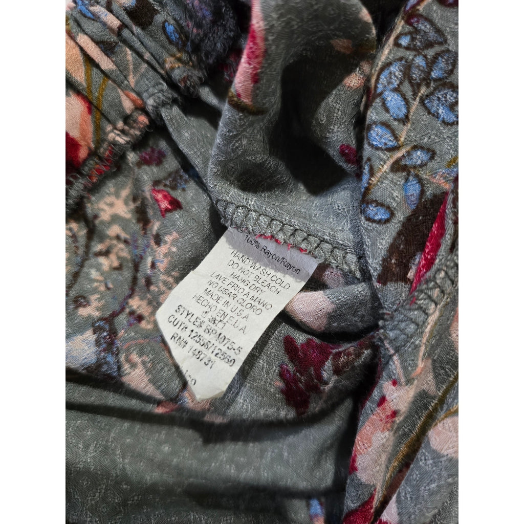 Love Couture women's multicolor floral fly-away pants - small
