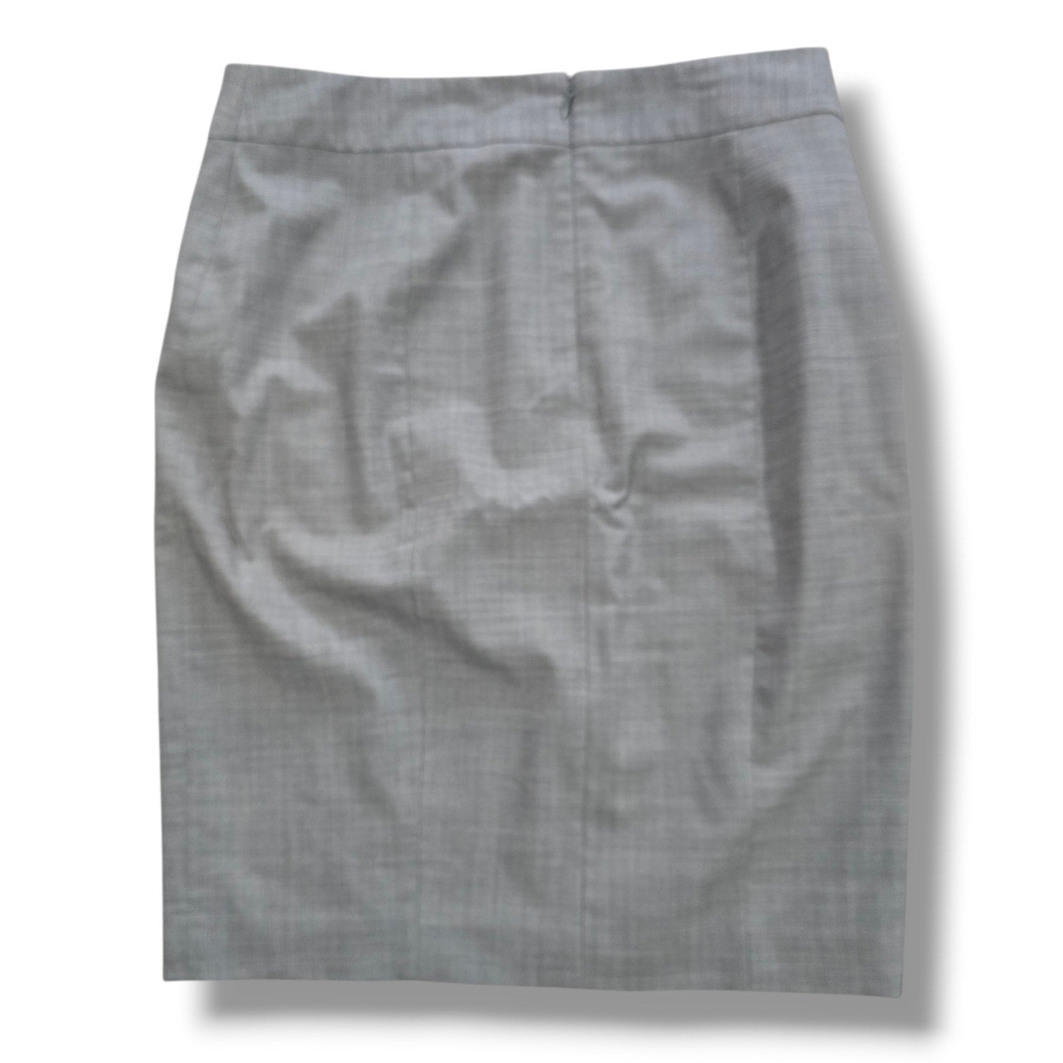 Ann Taylor Gray Wool Blend Lined Pencil Skirt – Size 10