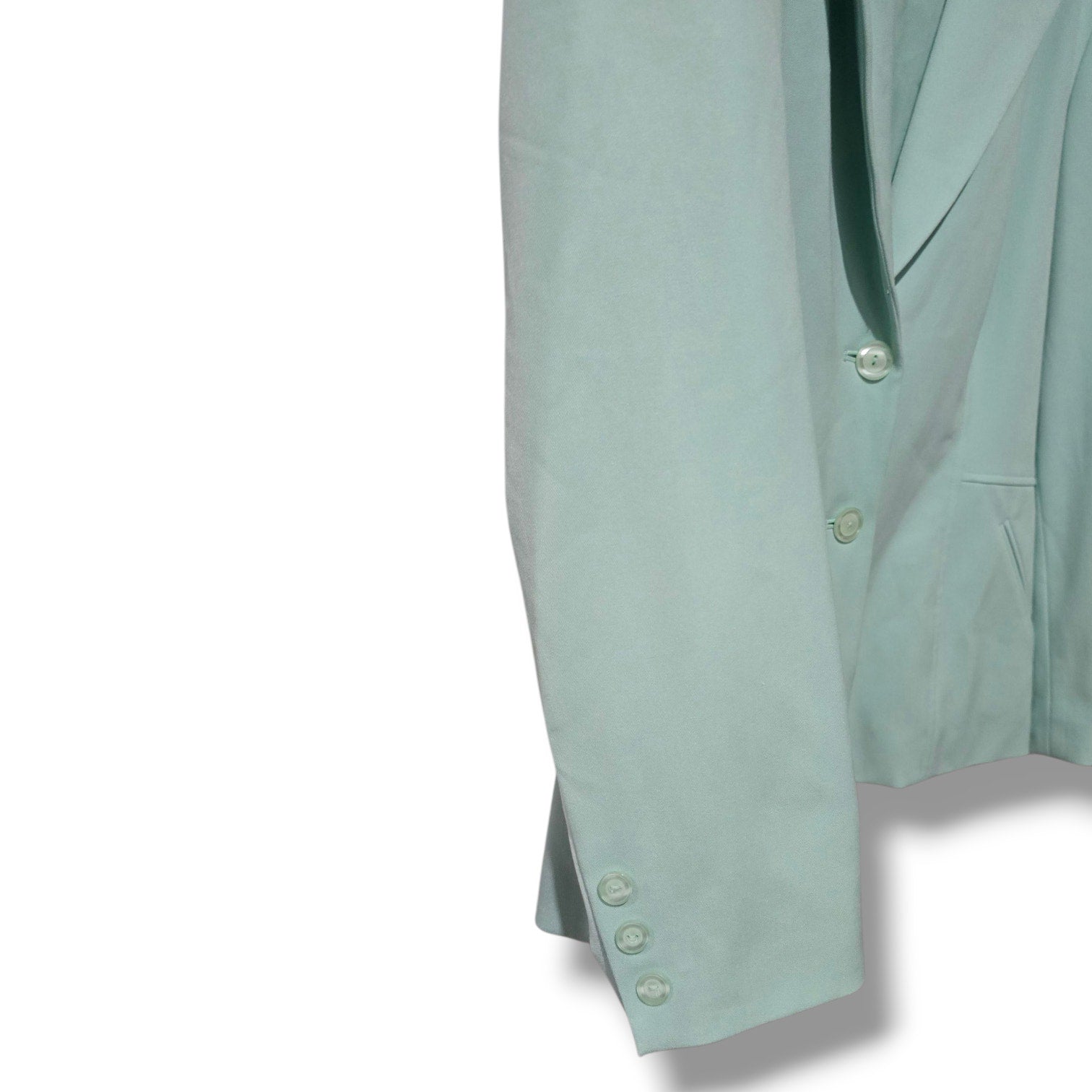 Alfred Dunner Women’s Aqua Mint Blazer Jacket - Size 14, New