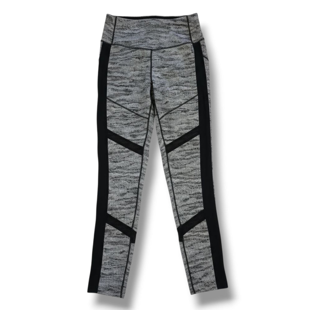 Avia Women's High-Rise Jacquard Workout Leggings with Pockets - Medium