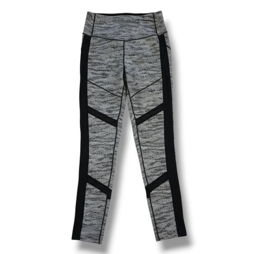 Avia Women's High-Rise Jacquard Workout Leggings with Pockets - Medium
