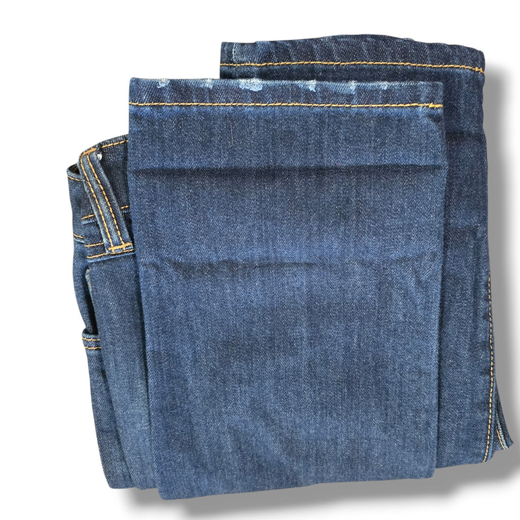 Cabi Slim Boyfriend Distressed Dark Wash Denim Jeans Size 6