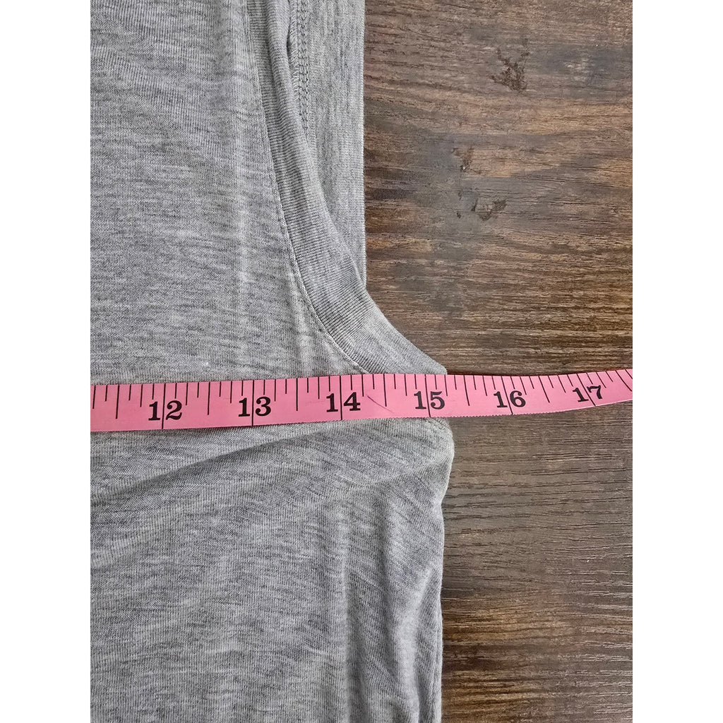 Daily Ritual Women's Size Small Heather Grey Jersey Knit Sleeveless Swing Dress