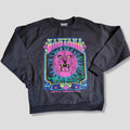 Carlos Santana Women’s 1969 Woodstock Graphic Black Sweatshirt