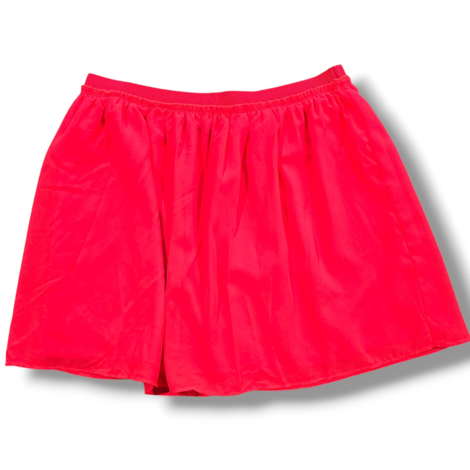 American Eagle Outfitters Juniors Highlighter Pink Lined Skirt Small Pullover