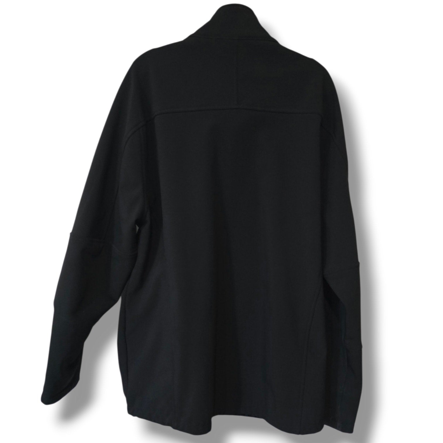 North End DeWalt Men's Embroidered Softshell Jacket XL Black Fleece Lined