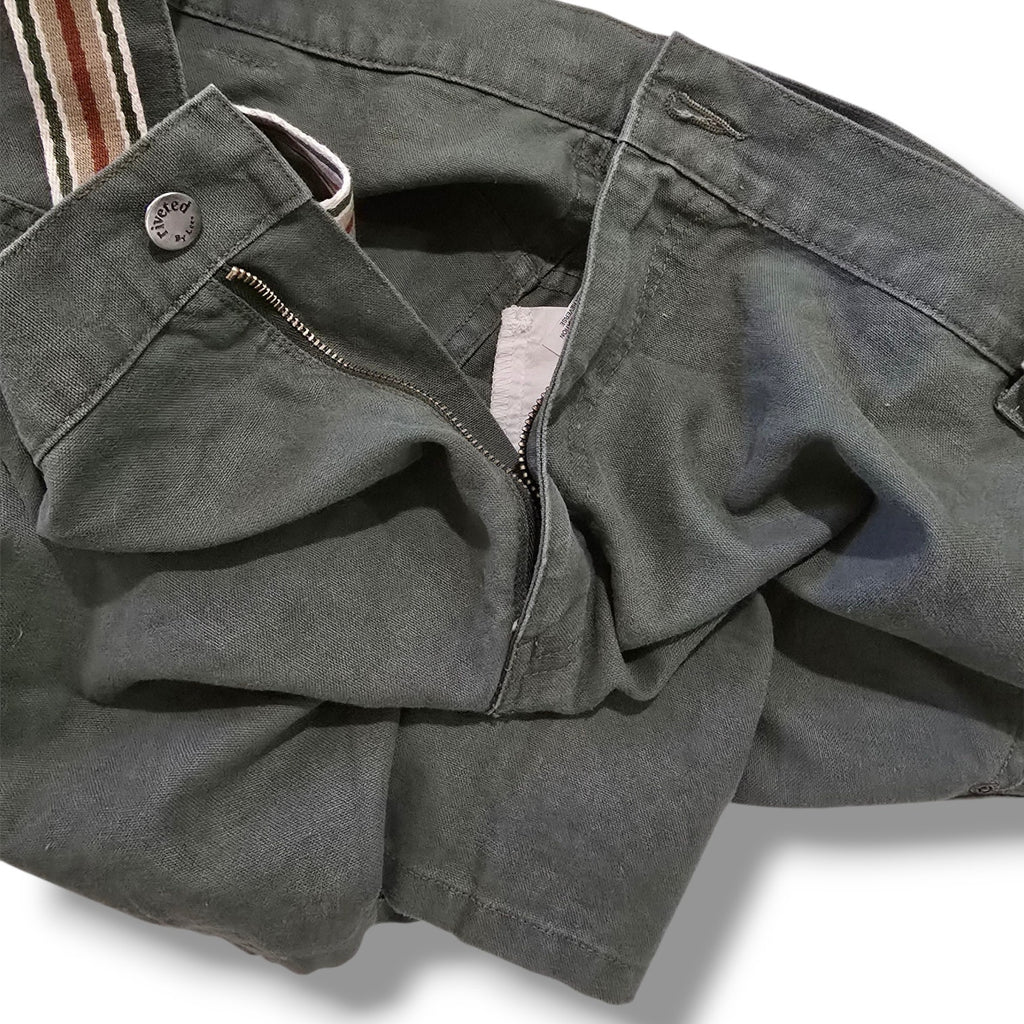 Riveted by Lee Women’s 24W Cargo Shorts w/ Belt Army Green Outdoor