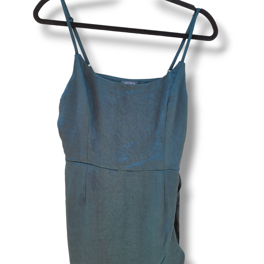 Wild Fable Women’s Green Wrap Mini Dress - Spaghetti Straps, Size M, NWOT