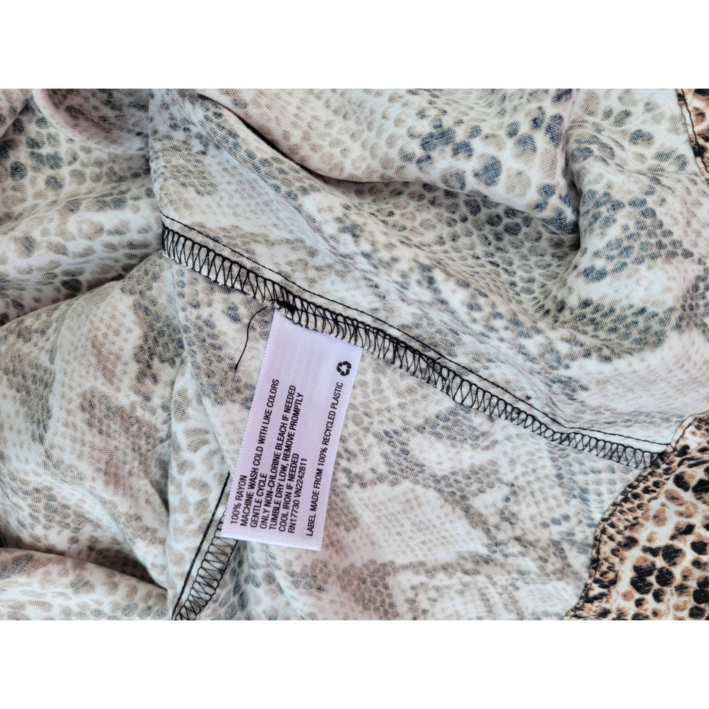 Wild Fable Women’s Snakeskin Print Midi Slip Dress – XS