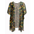 Shiela Rose Women’s Floral Semi-Sheer Open Front Cardigan Small  Multicolor NWT