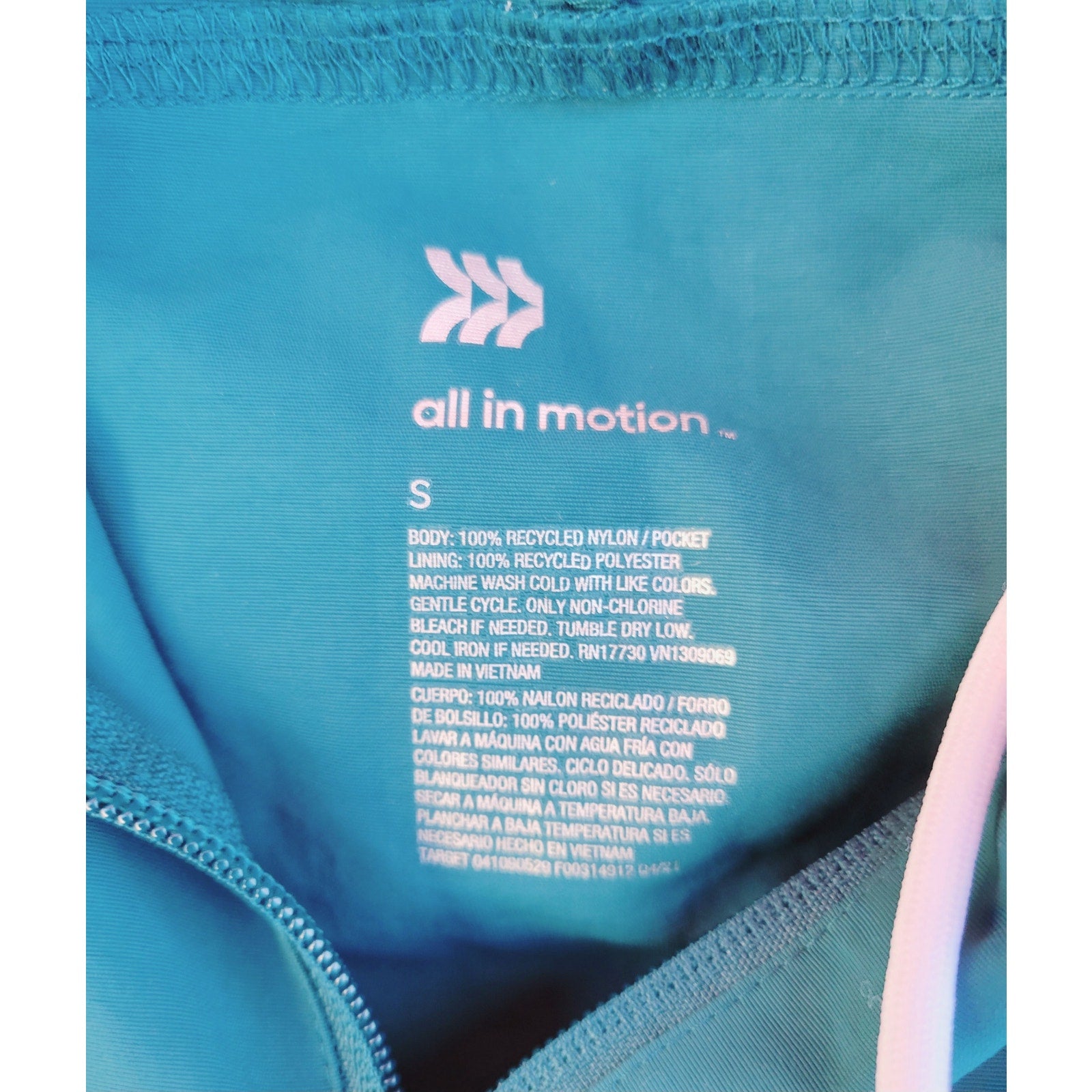 All In Motion Men’s Vibrant Blue Quick-Dry Pullover Hoodie – Size Small NWT