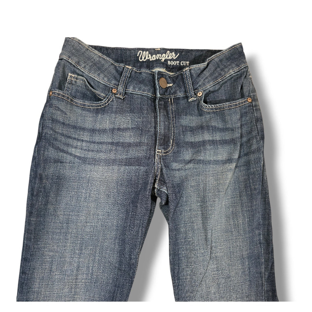 Wrangler Retro Sadie Low Rise Bootcut Jeans Blue Denim Women’s Size 7 x 32