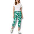 89th & Madison Women’s Green Floral Print Capri Pants – Size 8