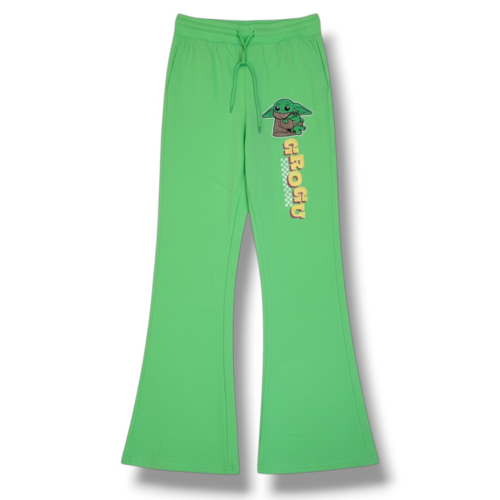 Disney Star Wars Women’s Grogu Baby Yoda Green Loungewear Pants – XS