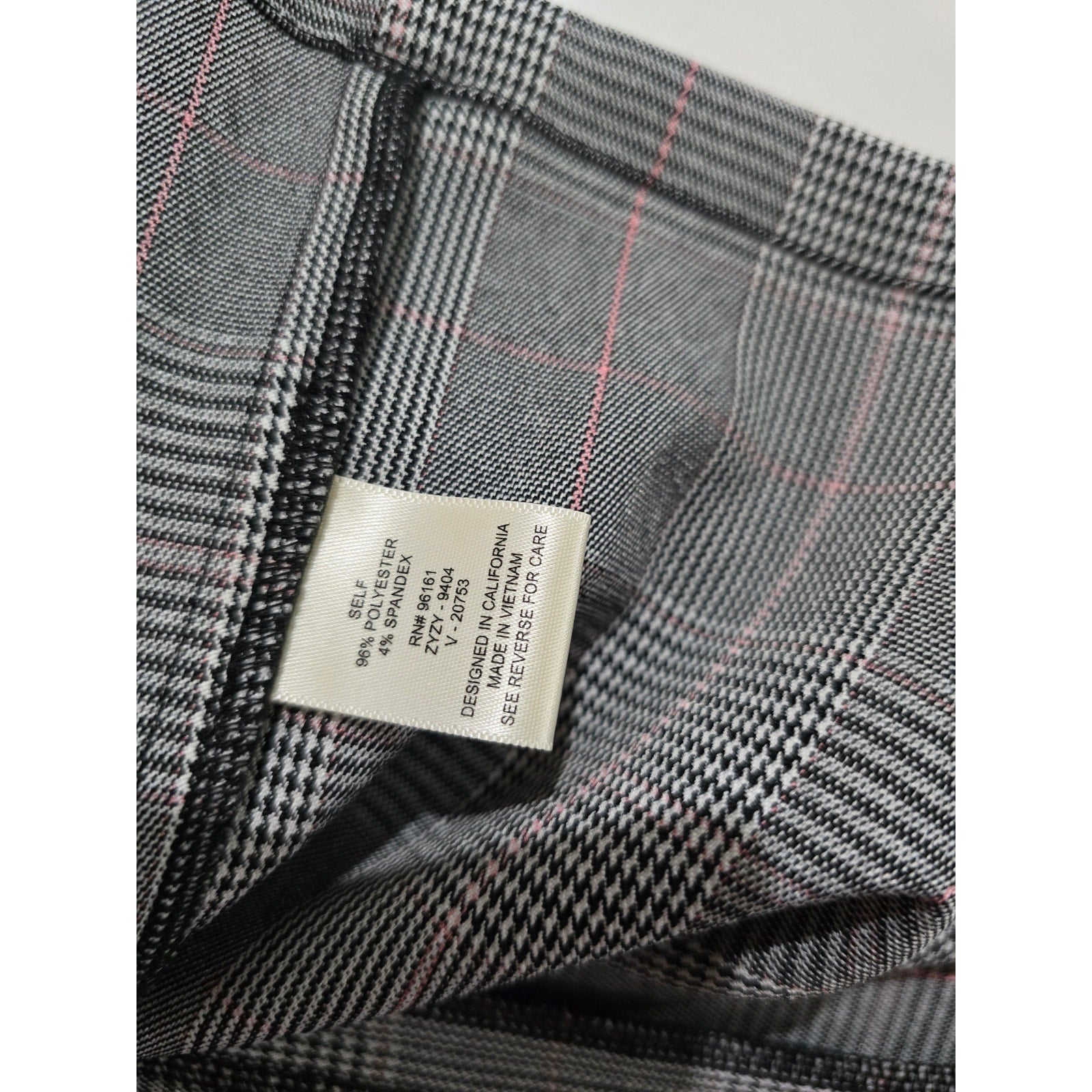 Bebop Gray Plaid Overall Dress Women’s Size L Adjustable Straps Schoolgirl Style
