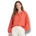 Universal Thread Women’s Orange Balloon Sleeve Oversized Poet Blouse small NWOT