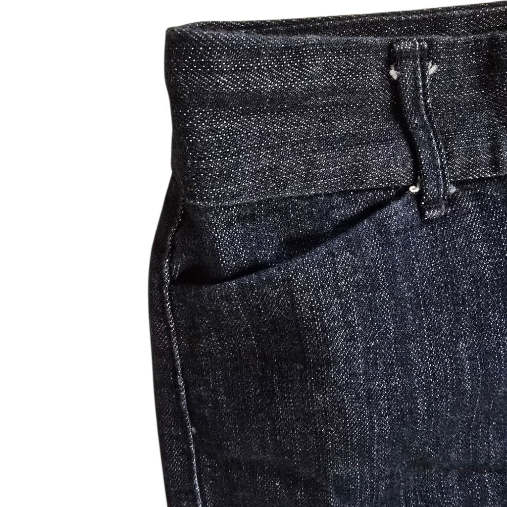 Old Navy Women’s Blue Wash Denim Skirt with Pockets – Size 2, Gently Used