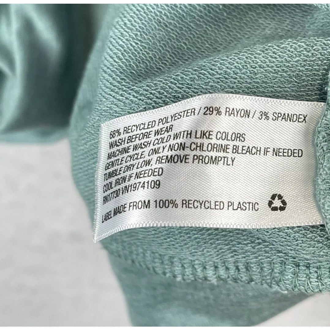 Knox Rose Balloon Sleeve Lightweight Sweatshirt – Seafoam Blue – XS, NWT