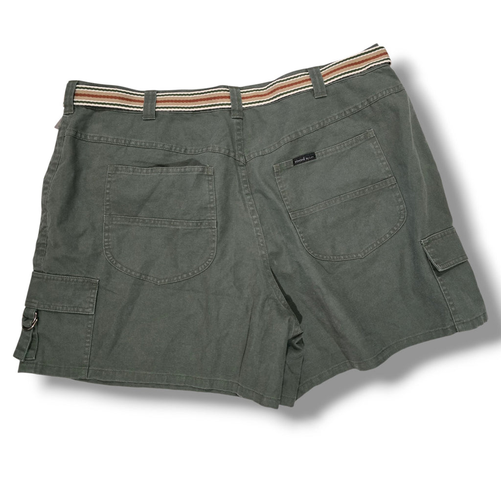 Riveted by Lee Women’s 24W Cargo Shorts w/ Belt Army Green Outdoor