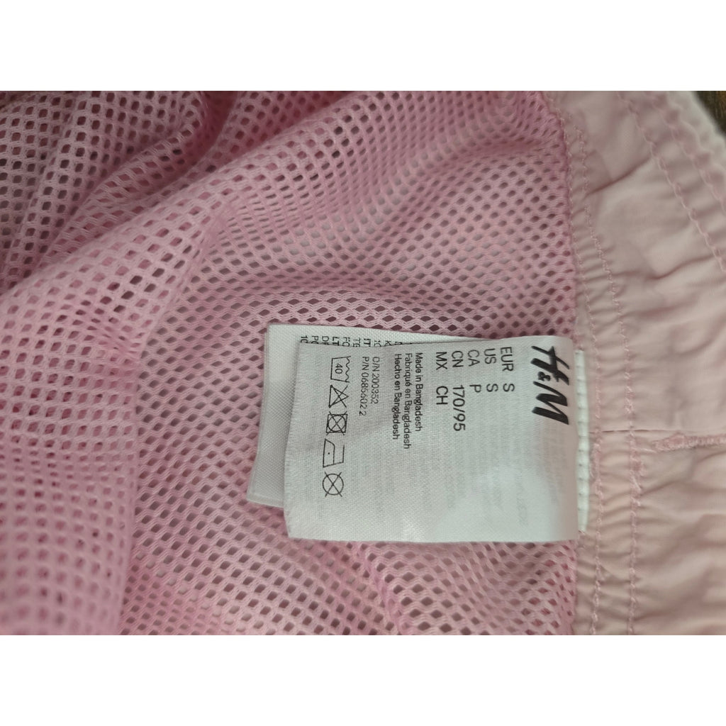 H&M women's Size S Light Pink 5" Inseam Swim Board Shorts