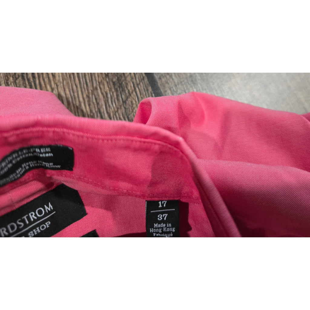 Nordstrom Men’s Shop Smartcare Pink Traditional Fit Dress Shirt – 17 37/38