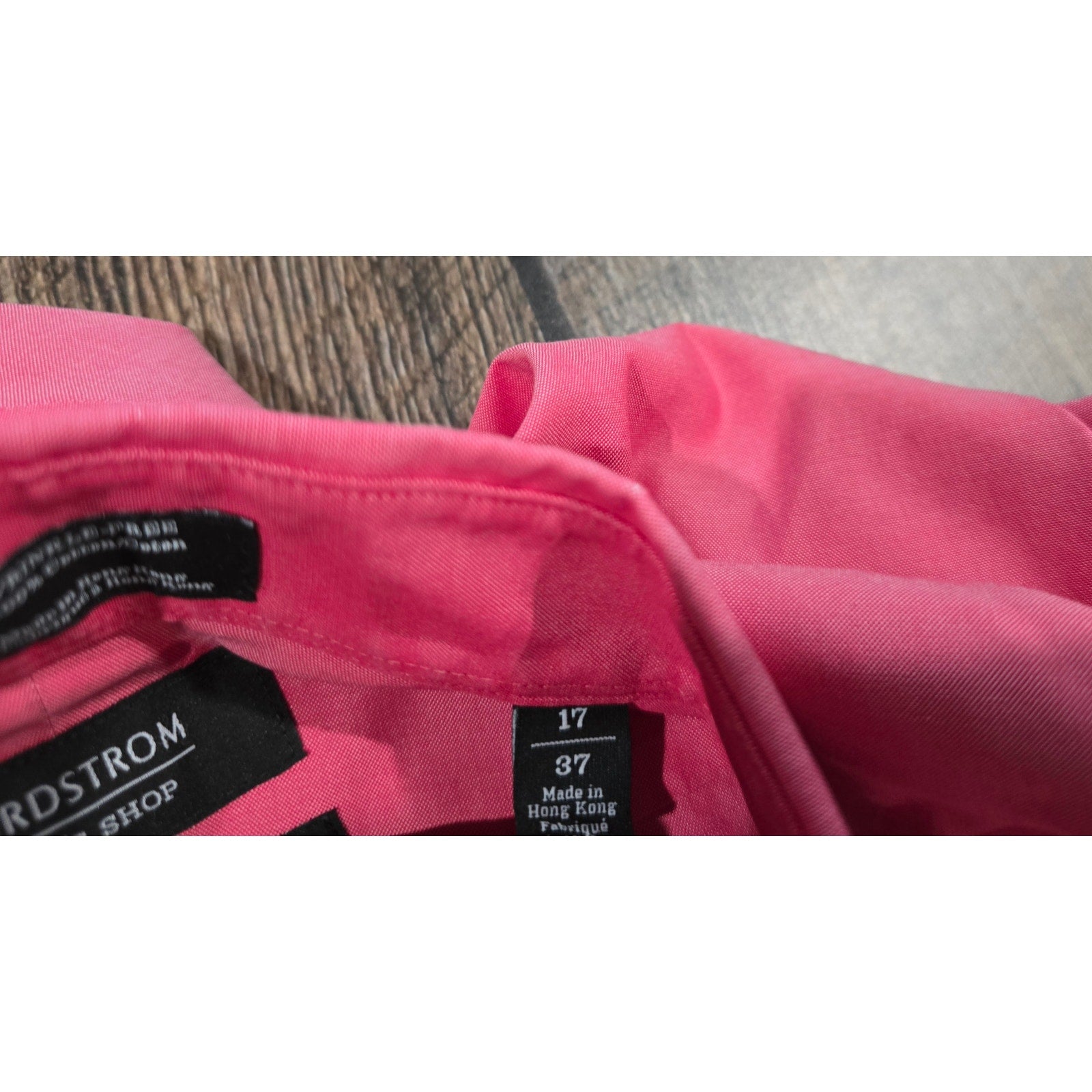 Nordstrom Men’s Shop Smartcare Pink Traditional Fit Dress Shirt – 17 37/38